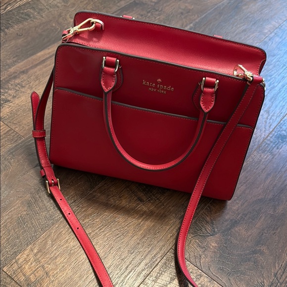 Kate Spade Red Leather Handbag